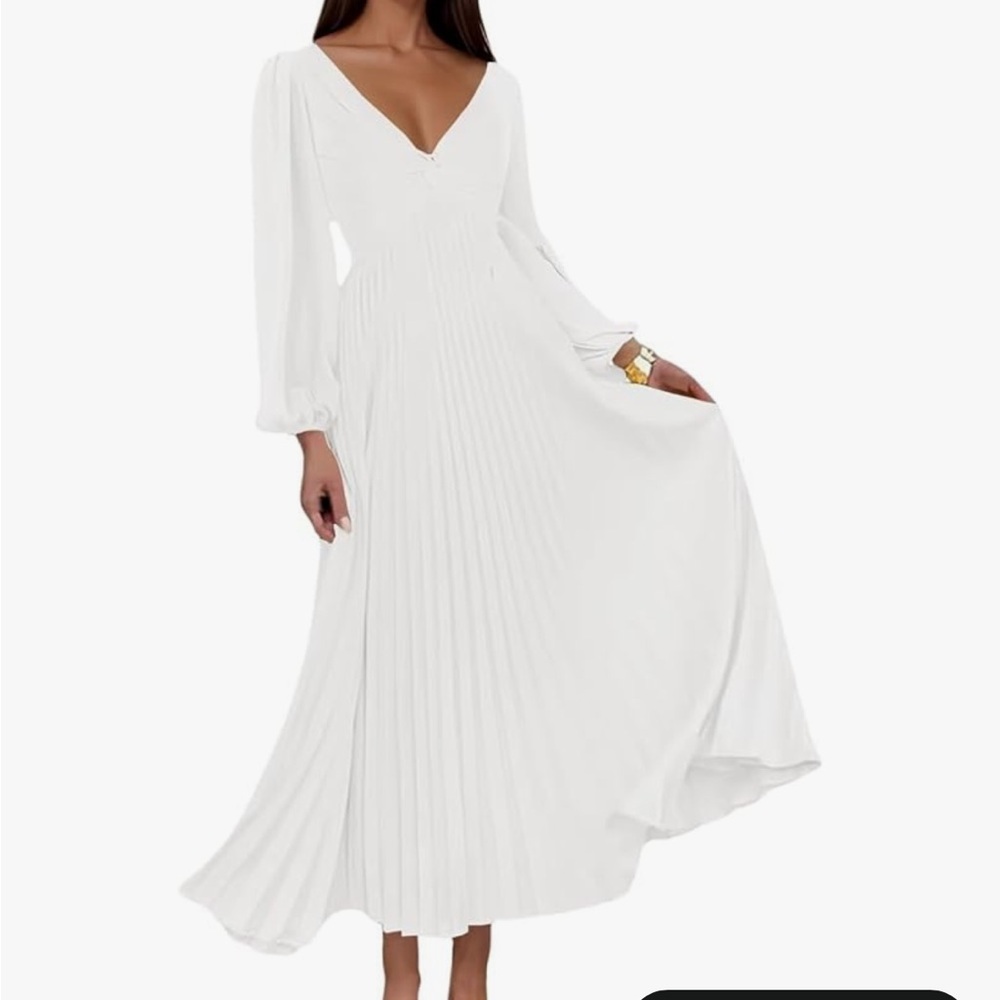 Elegant White Maxi Dress